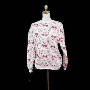 Woman’s Wound Up teddy bear print sweatshirt size small (4-6)